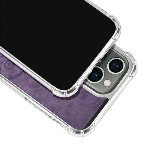 Purple Damask Butterfly by Brigid Ashwood iPhone 15 Pro Clear Case
